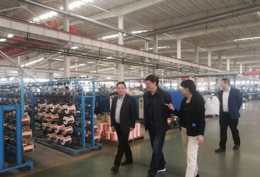 热烈欢迎邵阳纺织机械有限责任公司领导莅临我公司参观指导